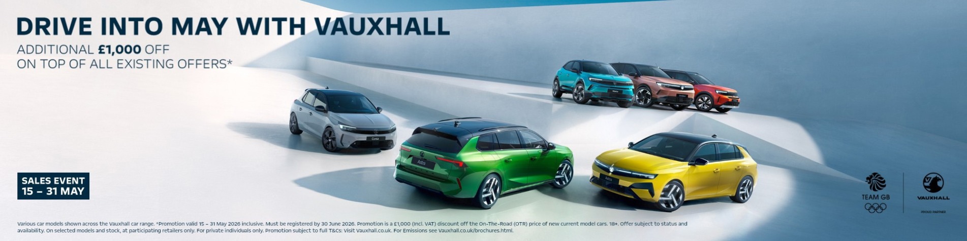 Vauxhall May Sales Event